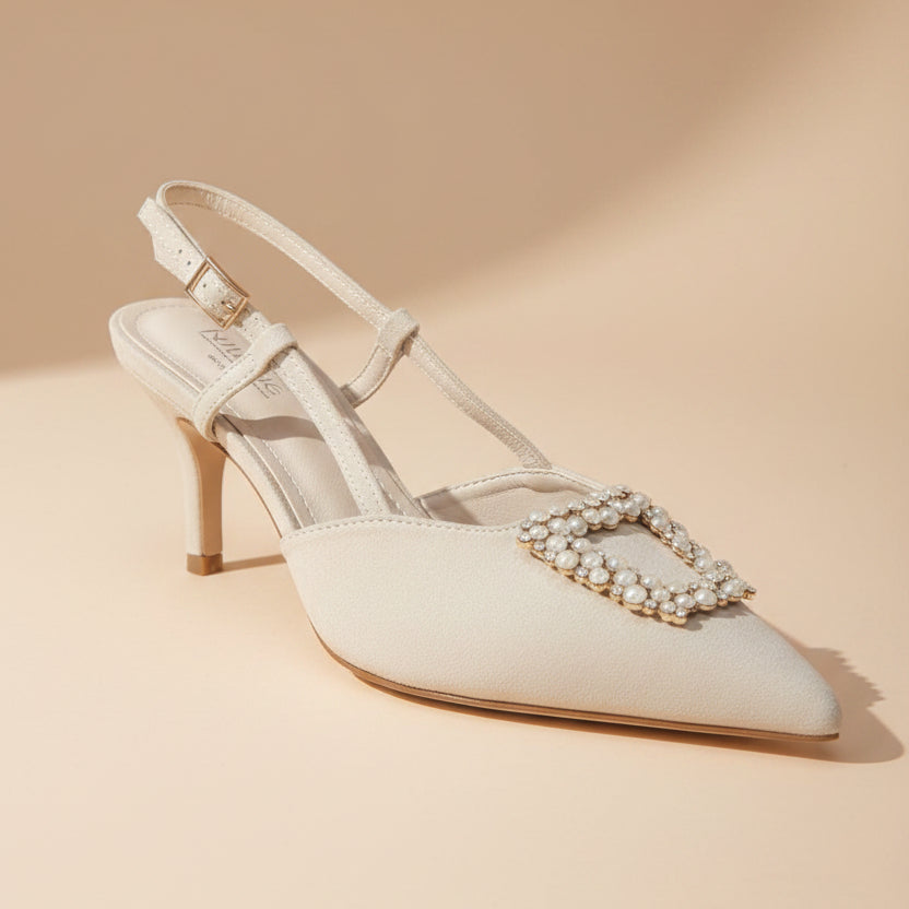 Chaussures talon bijoux