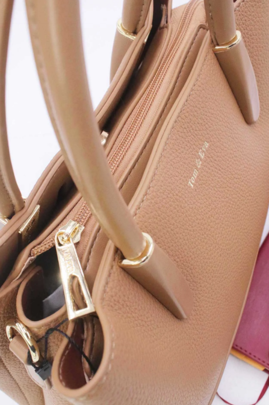 Medium Sac à Main Effet Cuir Grainé