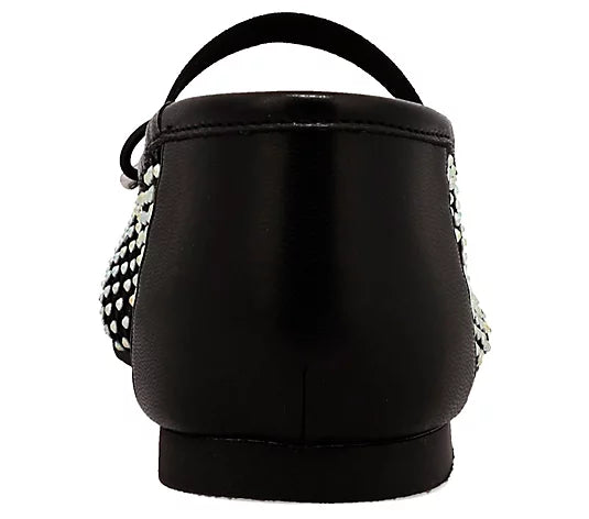 Ballerines Mary Jane en Résille Cristallisée