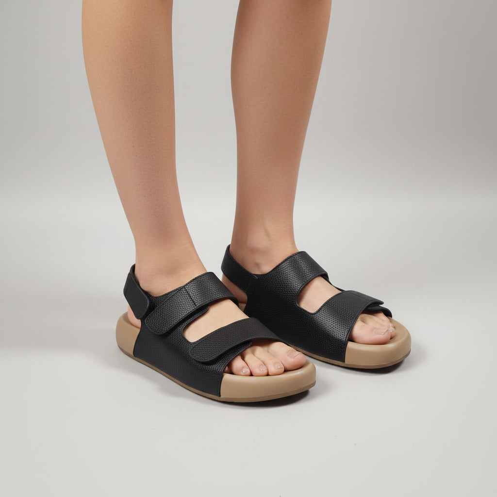 Sandales orthopédiques à double sangle réglable