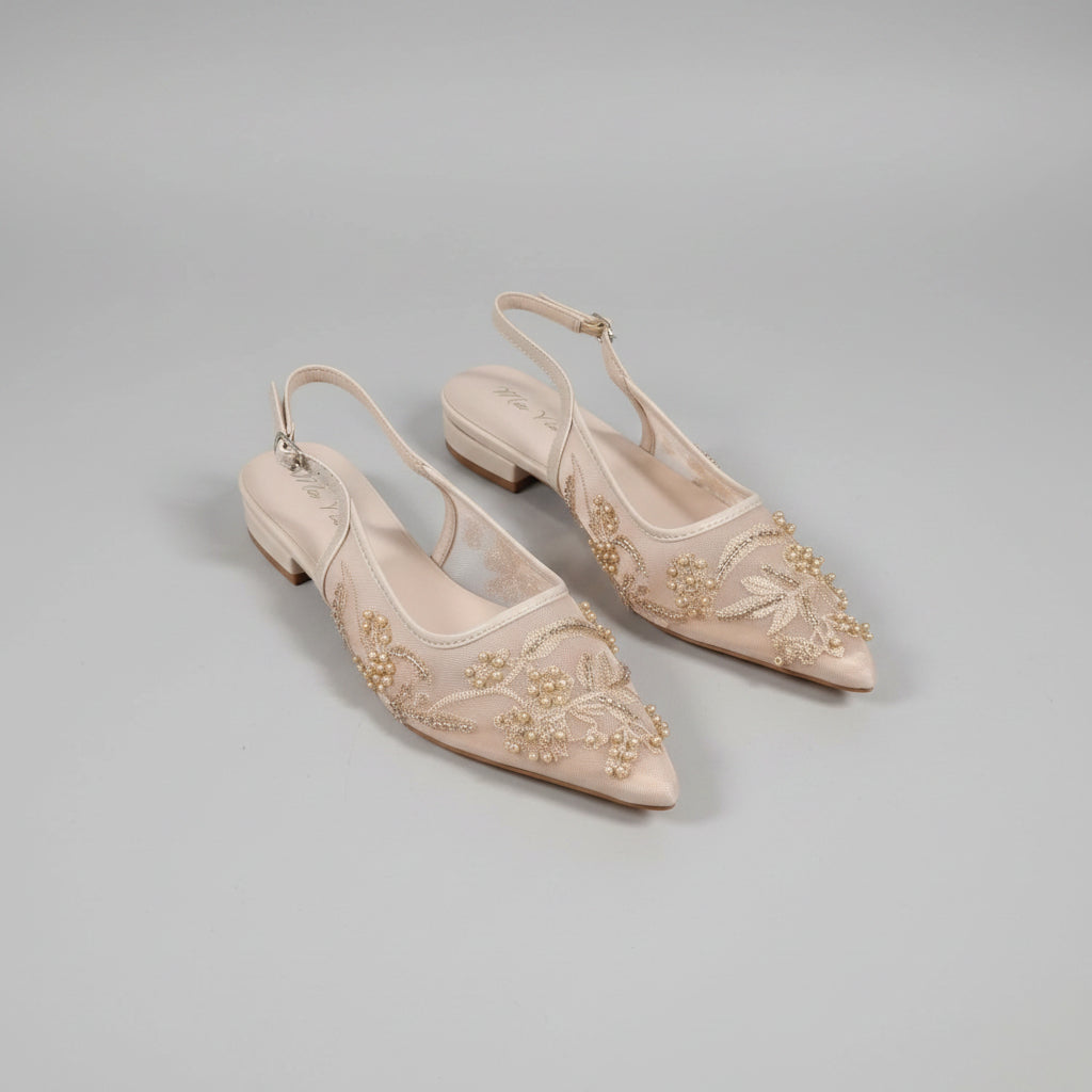 Sandales Slingback Pointues