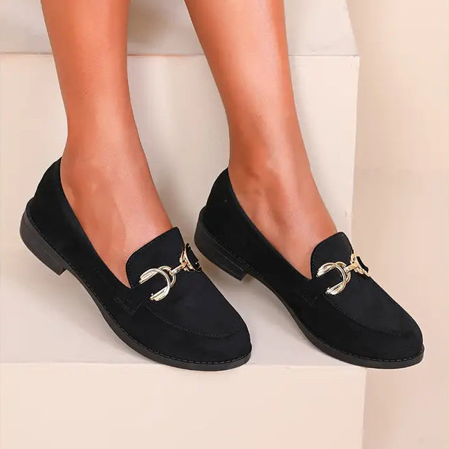 Mocassin à boucle semelle confortable