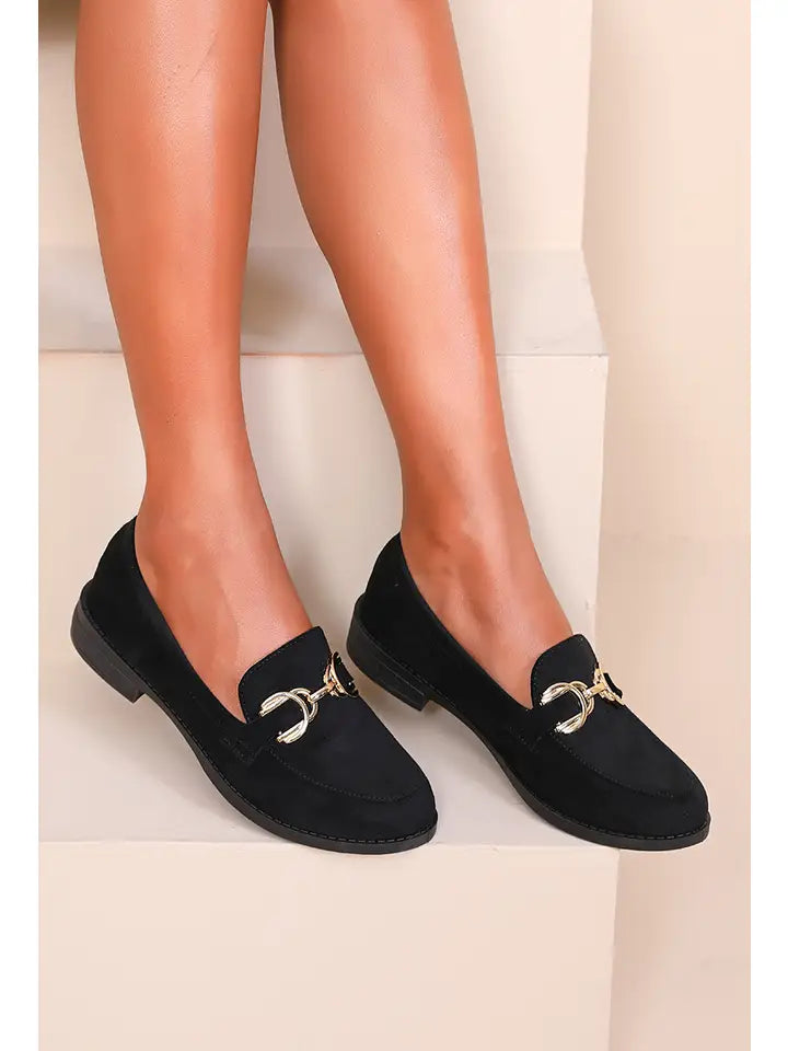 Mocassin à boucle semelle confortable