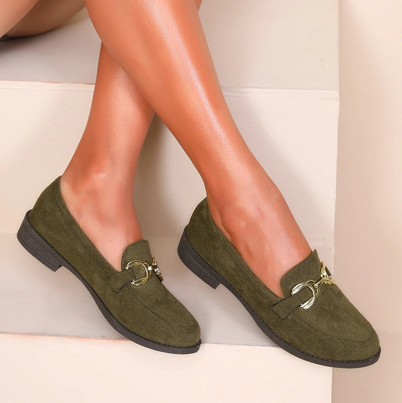 Mocassin à boucle semelle confortable