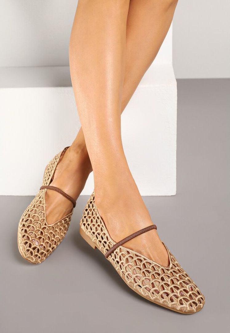 Ballerines en dentelle