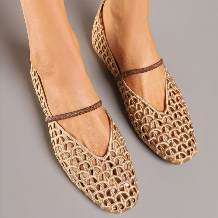 Ballerines en dentelle