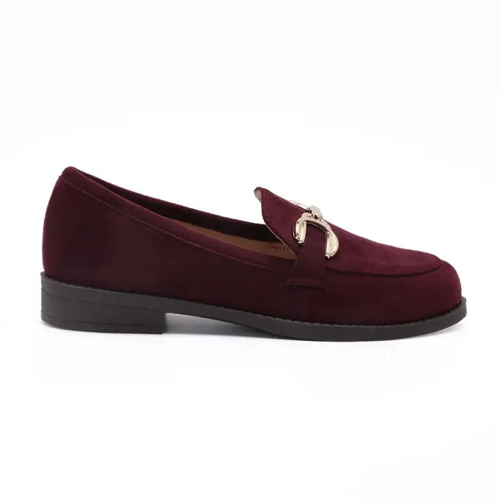 Mocassin à boucle semelle confortable