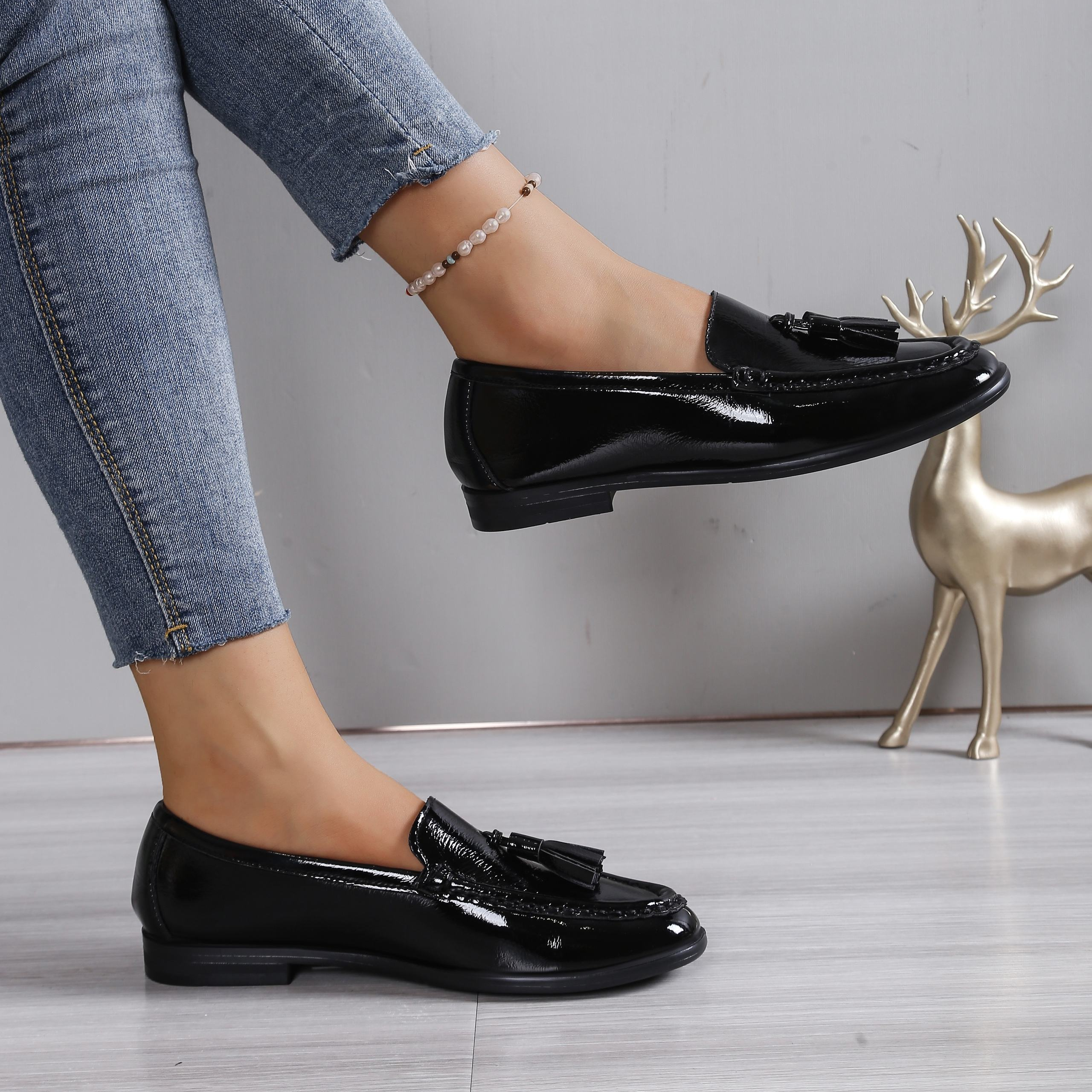 Mocassins Plats Décontractés à Enfiler