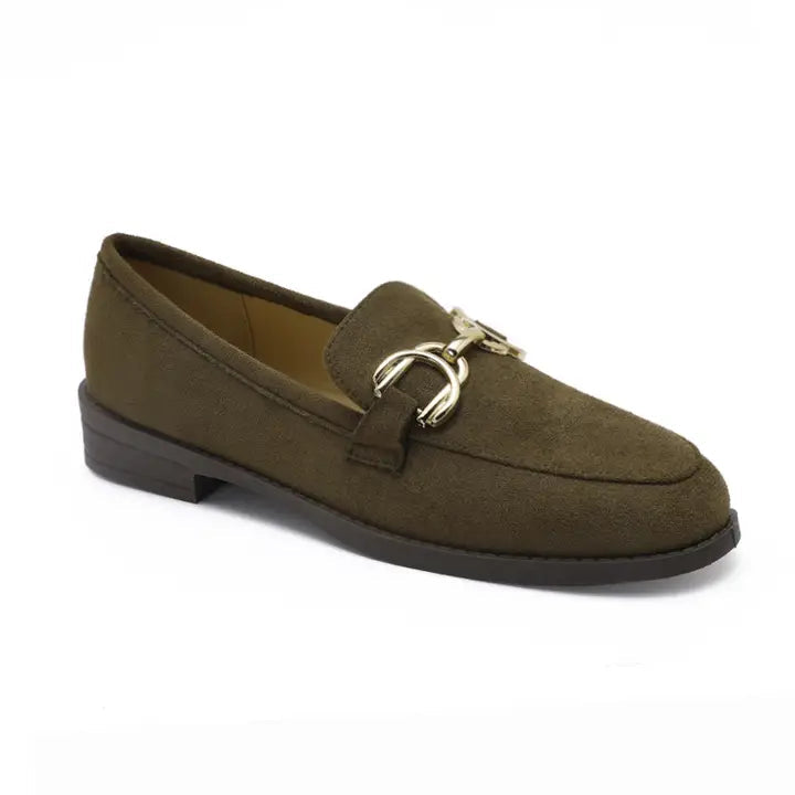 Mocassin à boucle semelle confortable