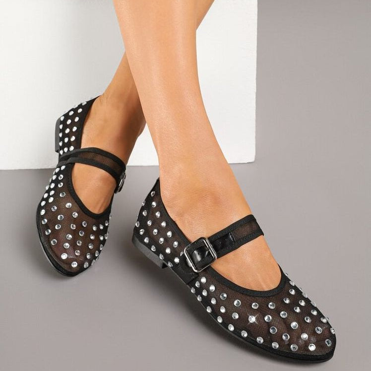 Ballerines ornées de strass