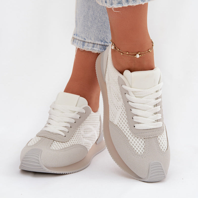 Basket en simili cuir