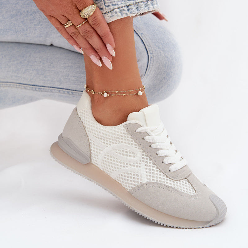 Basket en simili cuir