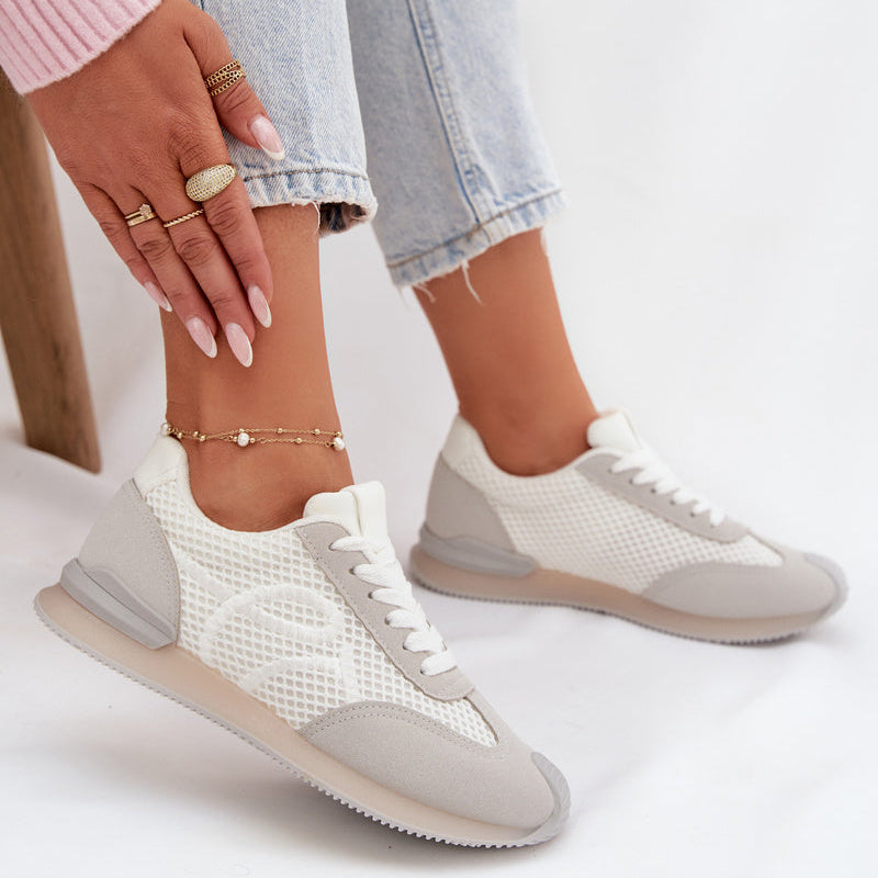 Basket en simili cuir