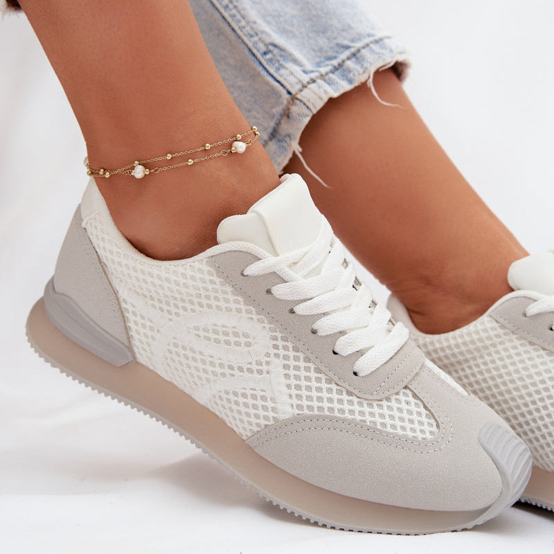 Basket en simili cuir