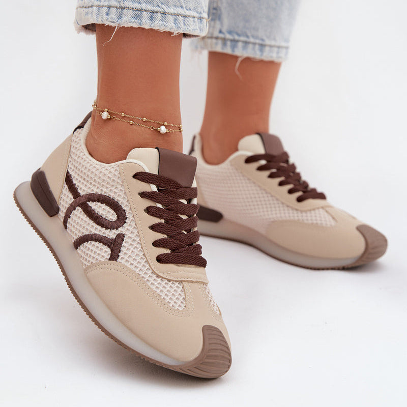 Basket en simili cuir
