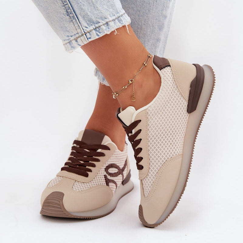 Basket en simili cuir