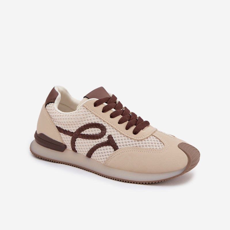 Basket en simili cuir
