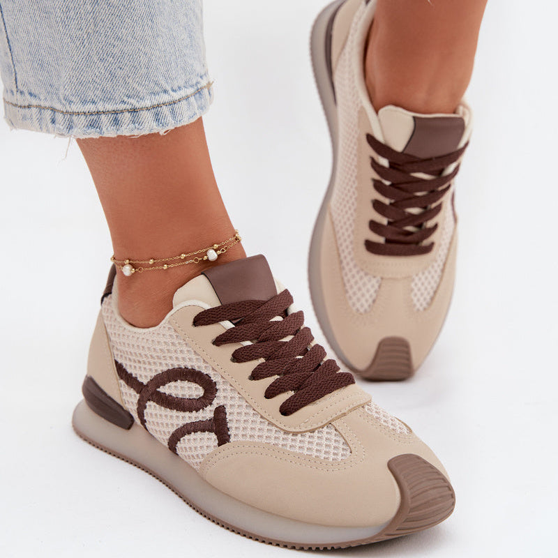 Basket en simili cuir