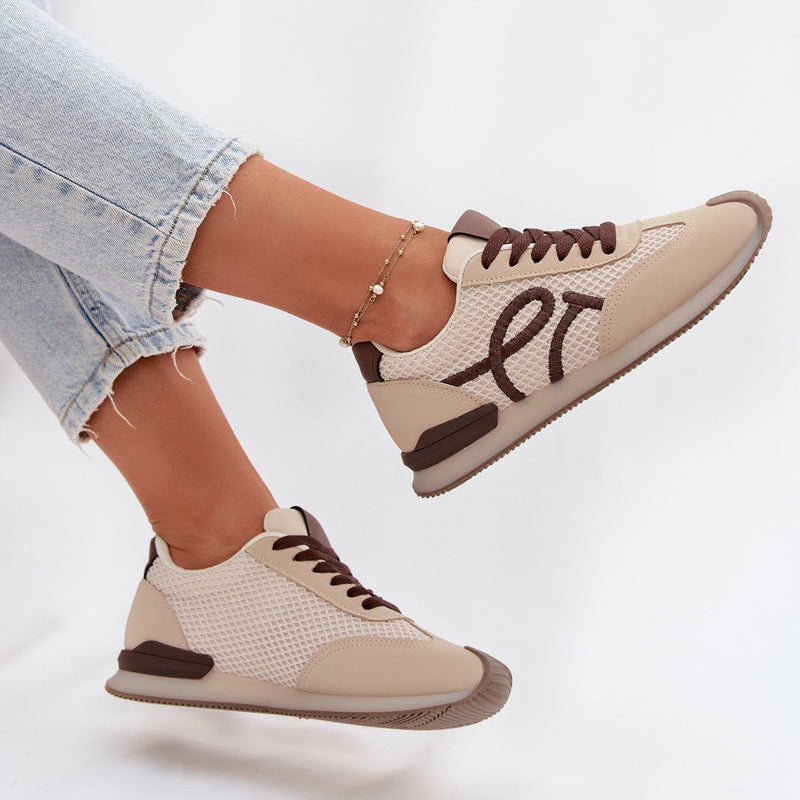 Basket en simili cuir