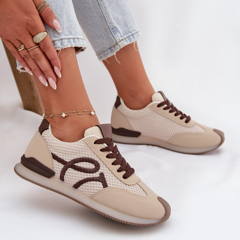 Basket en simili cuir
