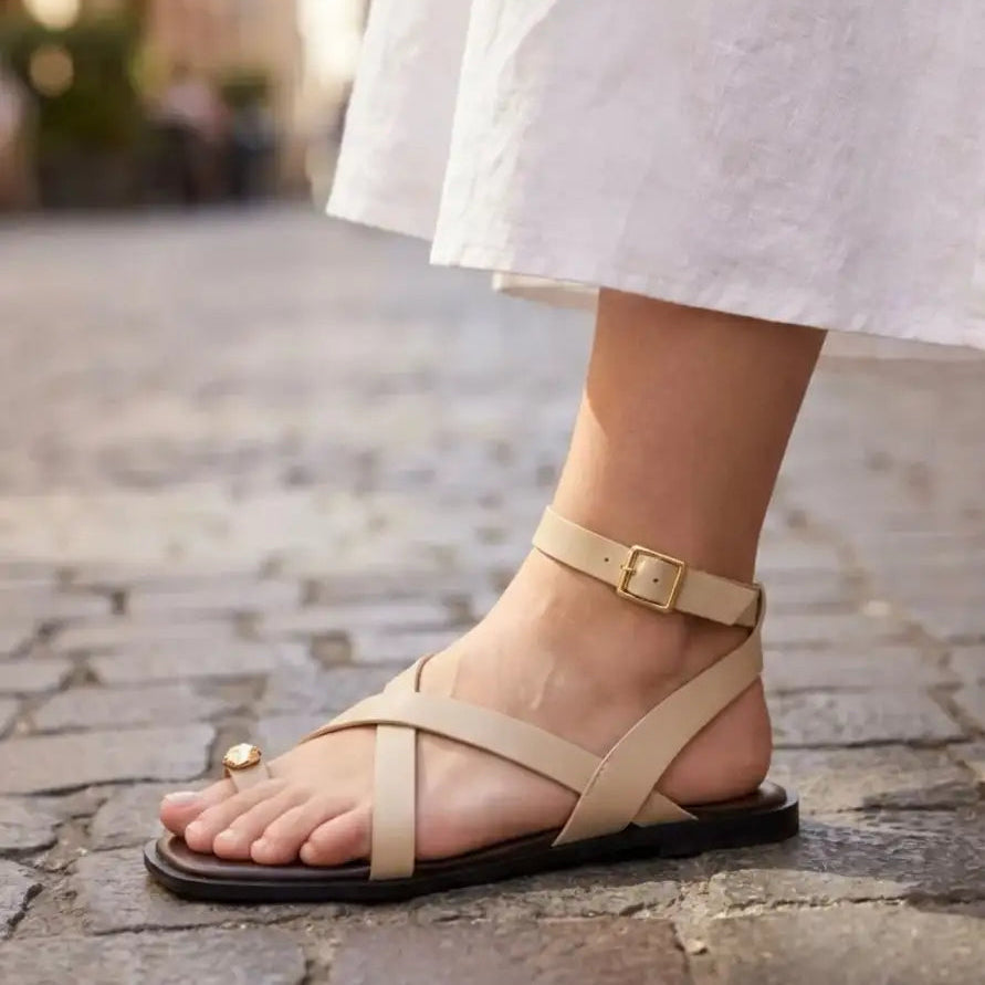 Sandales "Athéna" à Brides Croisées