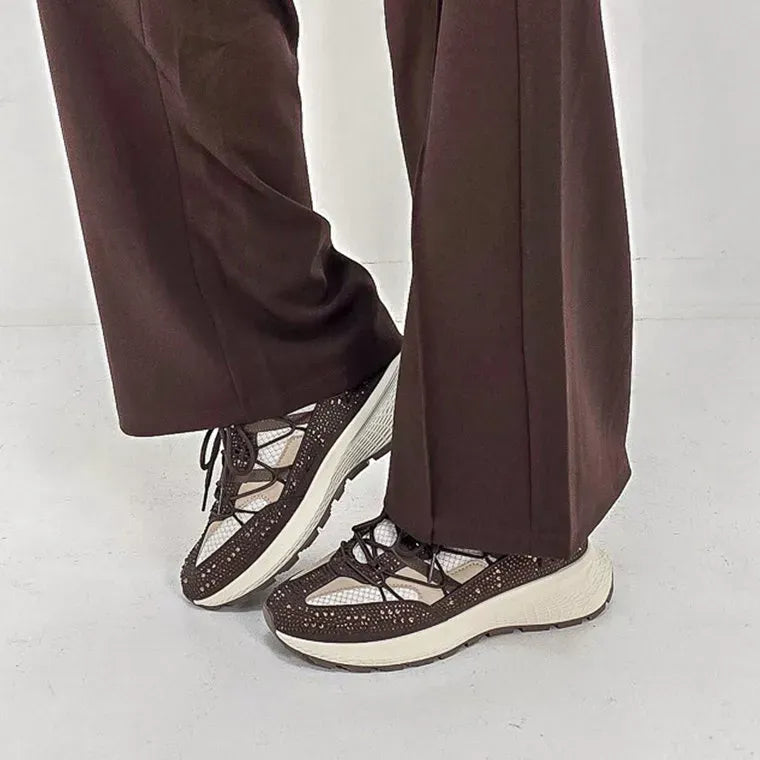 Baskets pour femmes ornées de pierres