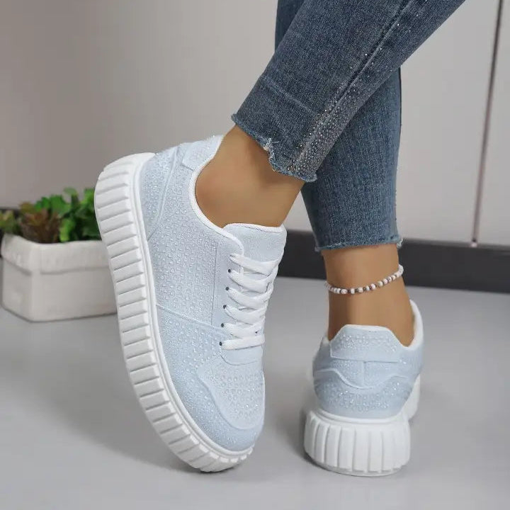 Baskets avec des stresses