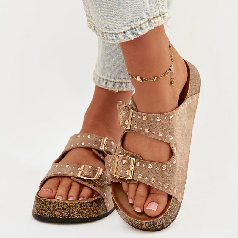 Sandales Tendance à Double Bride