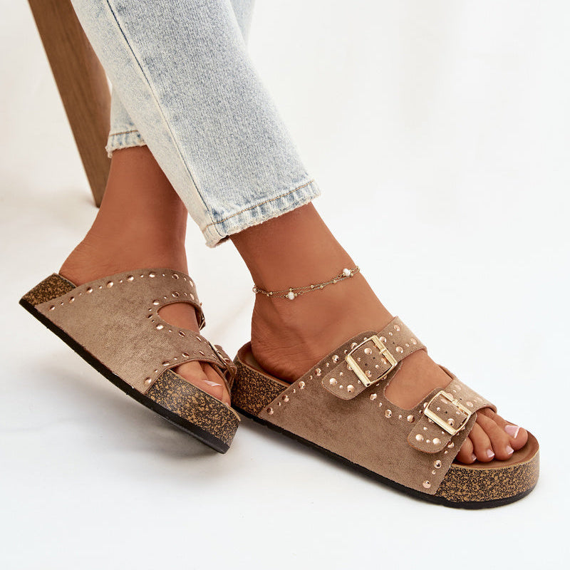 Sandales Tendance à Double Bride