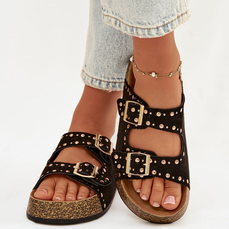 Sandales Tendance à Double Bride