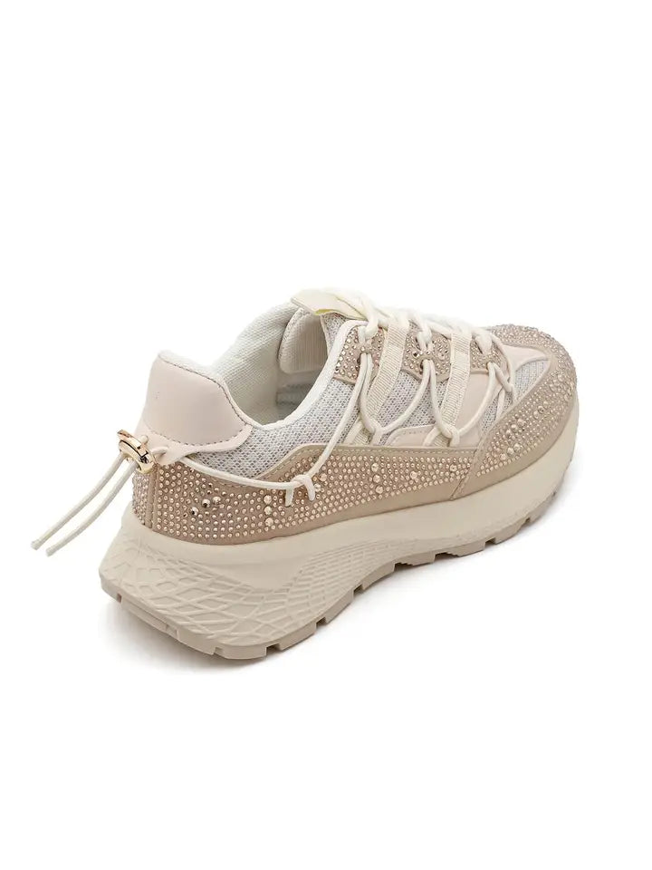 Baskets pour femmes ornées de pierres