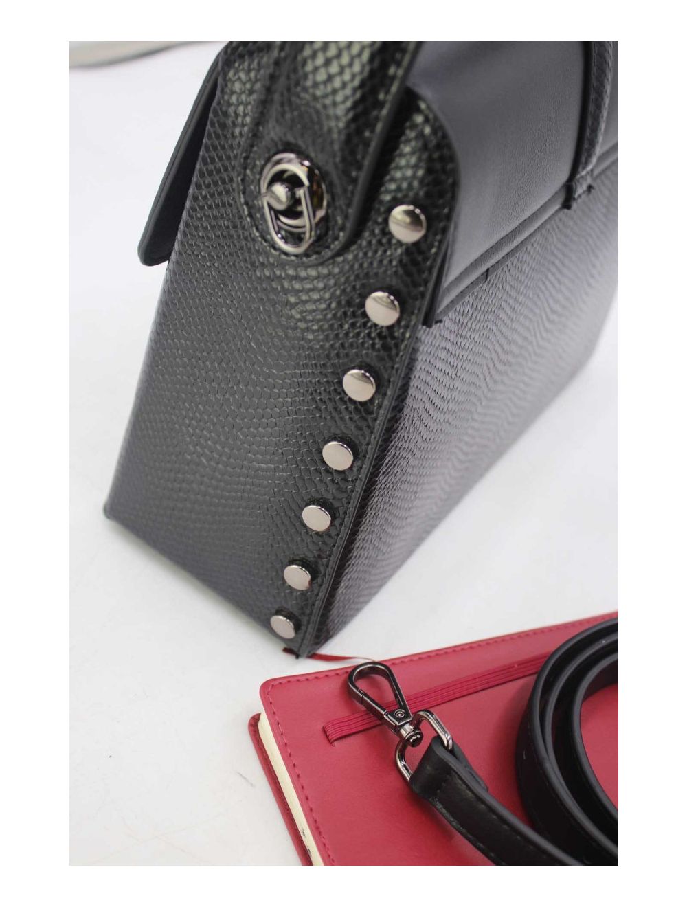 Simple À Détail En Métal Avec Poignée Sac À Bandoulière