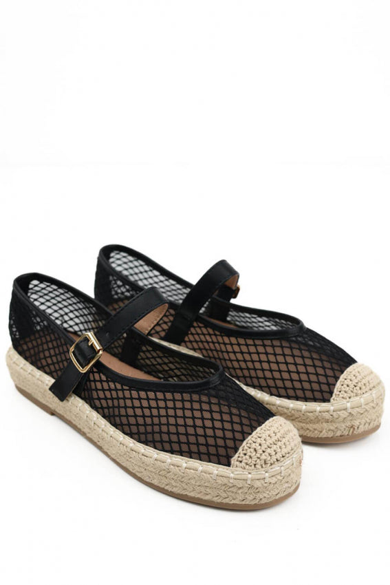 Espadrilles pour femmes avec un design perforé moderne