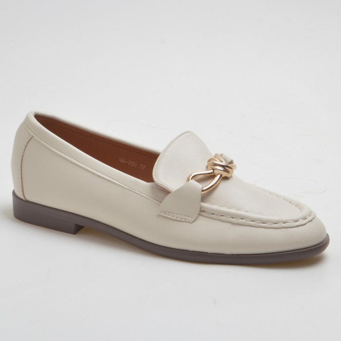Mocassins Élégants à Mors Doré