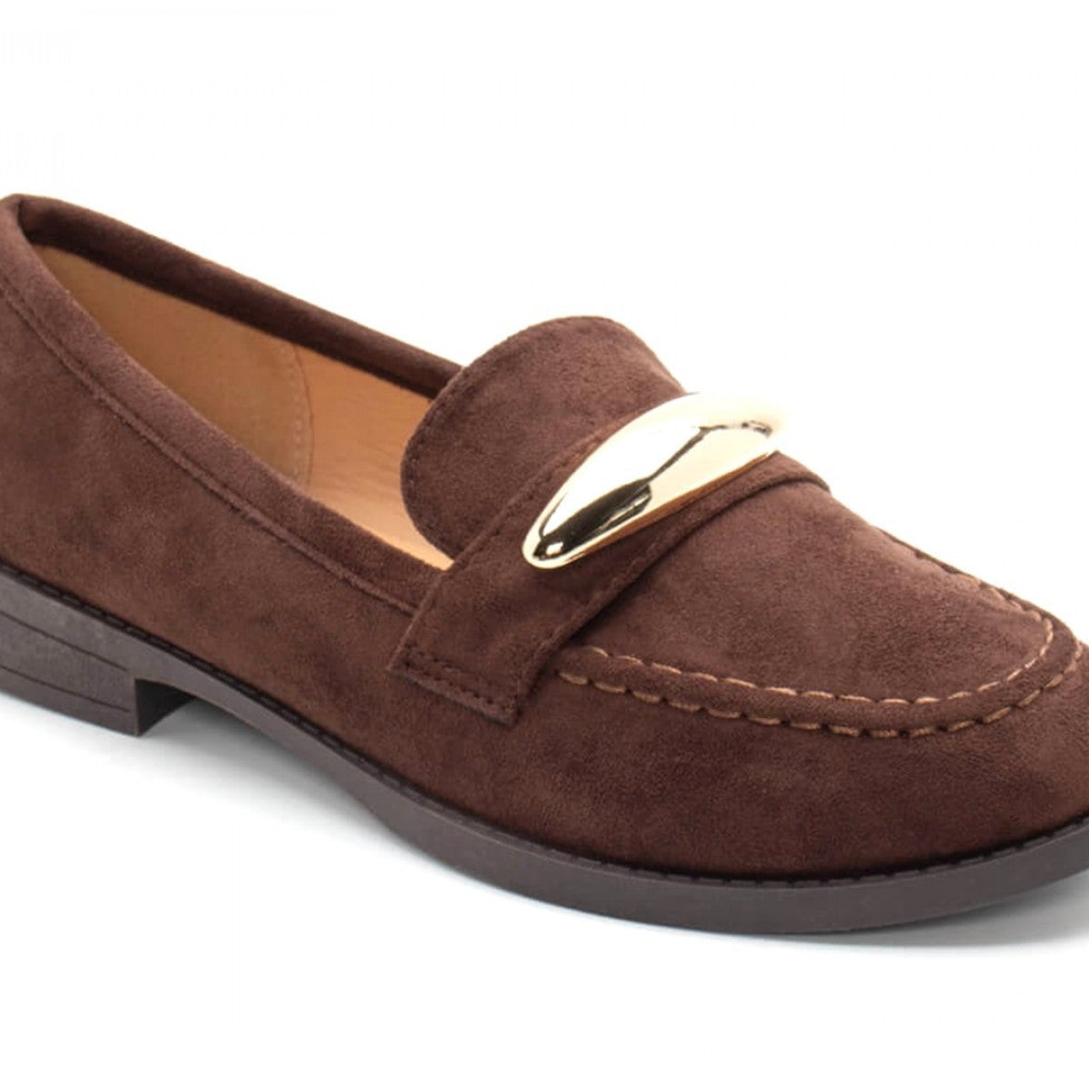 Mocassins avec accessoires doré