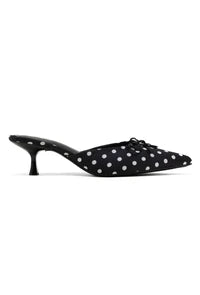 Babouch Pointues à Petit Talon et Nœud