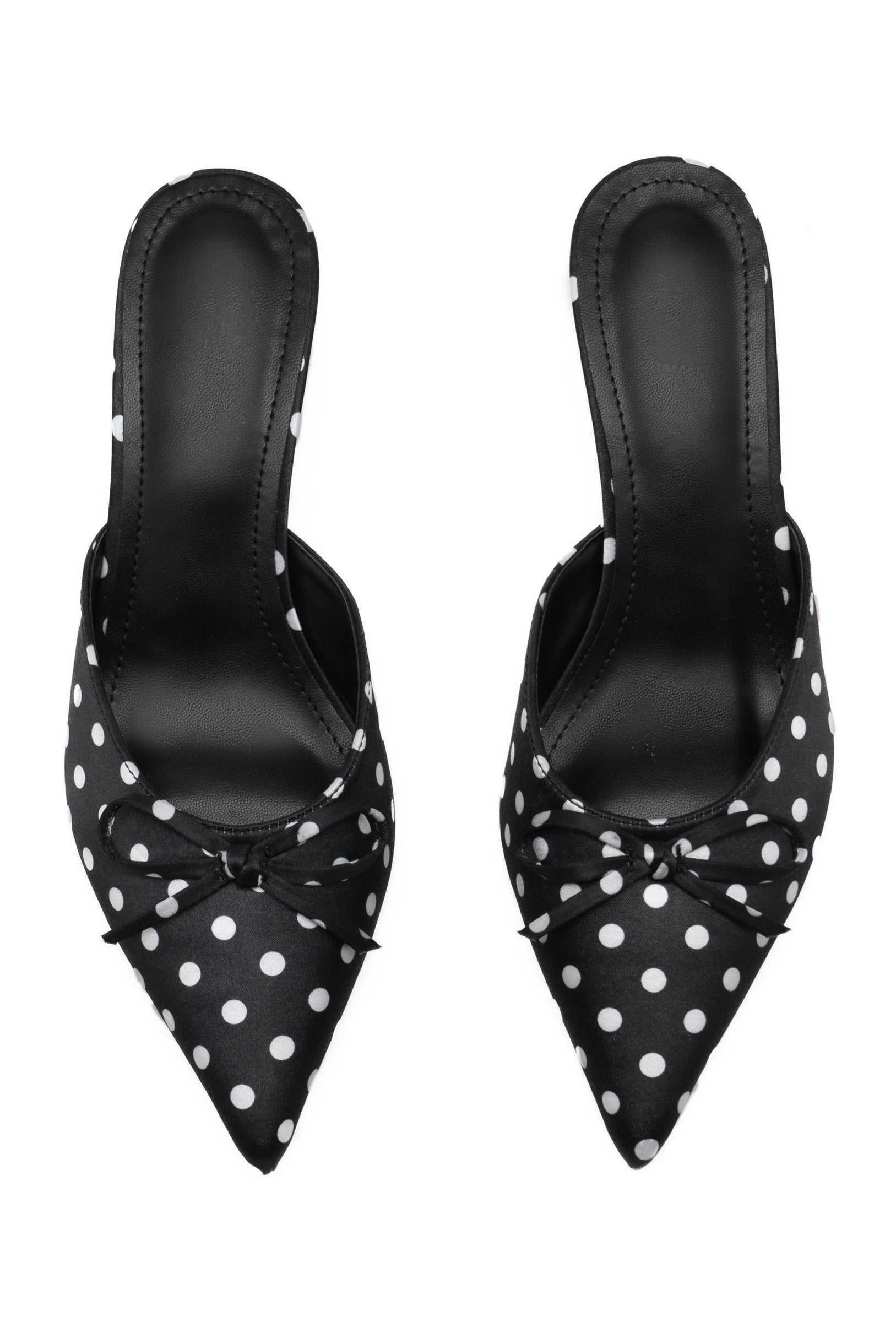 Babouch Pointues à Petit Talon et Nœud