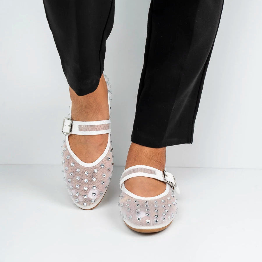 Ballerines ornées de strass