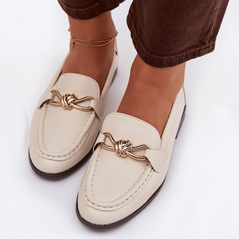 Mocassins Élégants à Mors Doré
