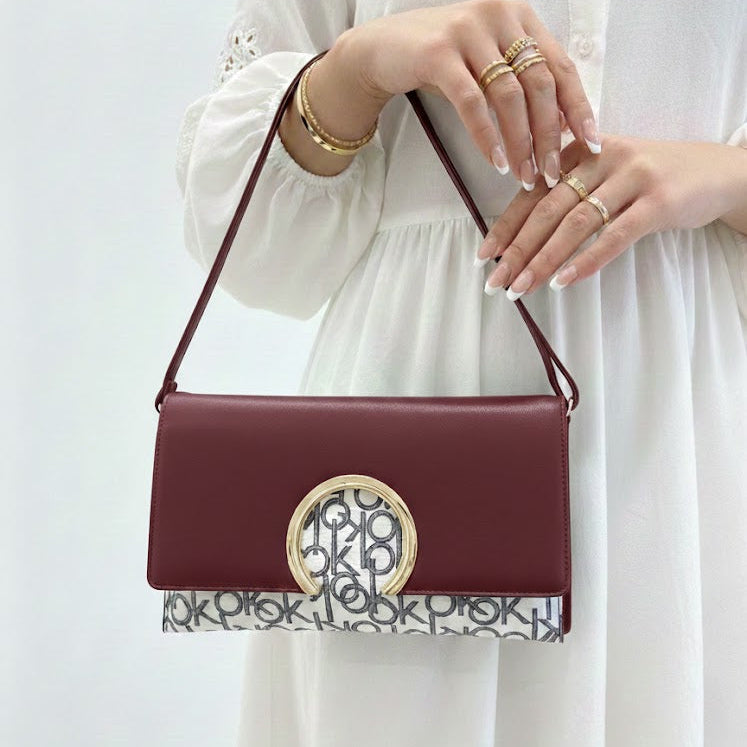 Pochette Élégance Bi-Matière