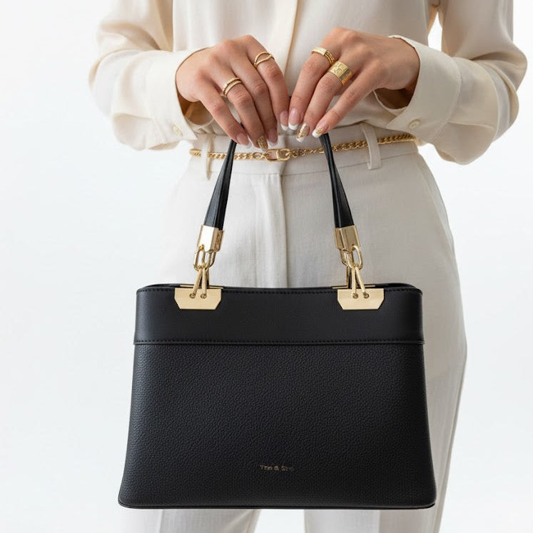 Ensemble Accessoires Chic Sac & Sandale Demi Talon