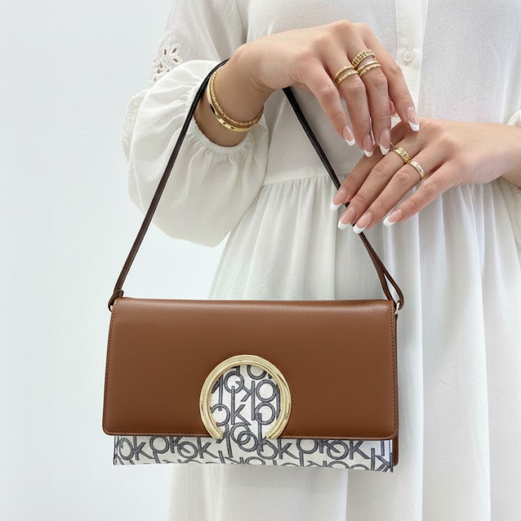 Pochette Élégance Bi-Matière