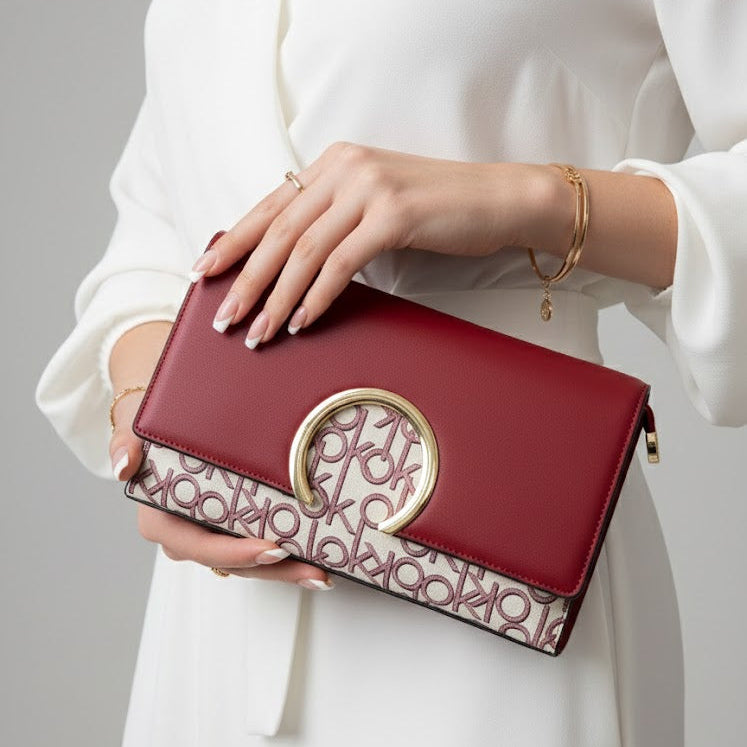 Pochette Élégance Bi-Matière