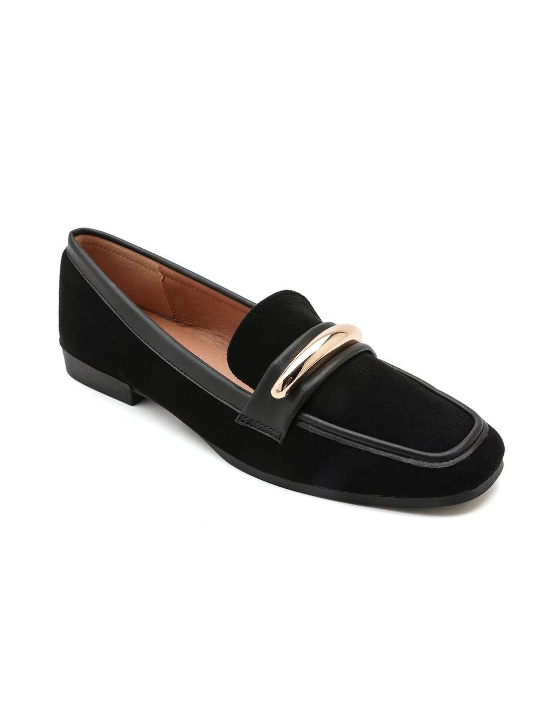 Mocassin en suède synthétique