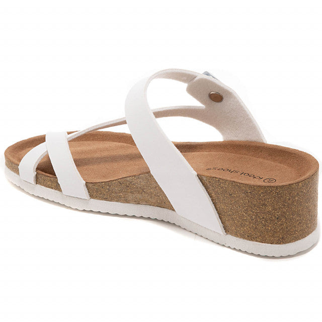 Sandale Compensée à Entre-doigt - Élégance et Confort Naturel