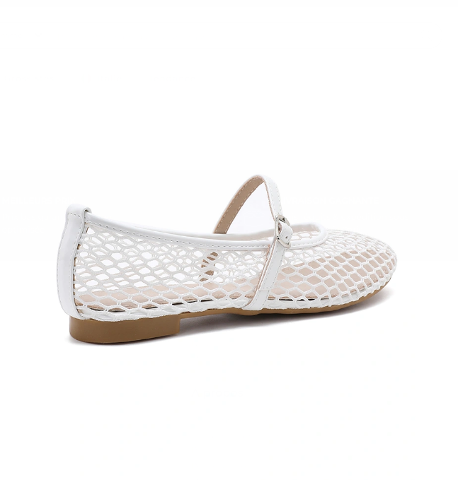 Ballerine ajourée en filet