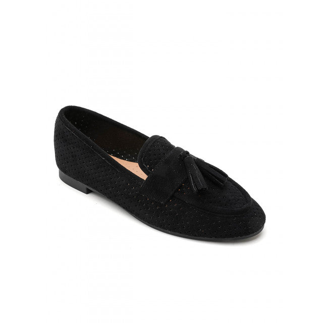 Mocassin plat classique en suédine