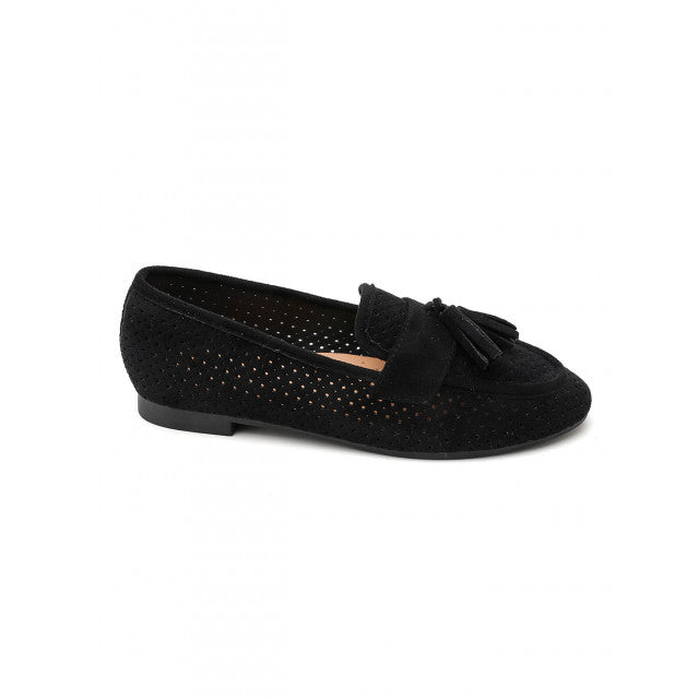 Mocassin plat classique en suédine