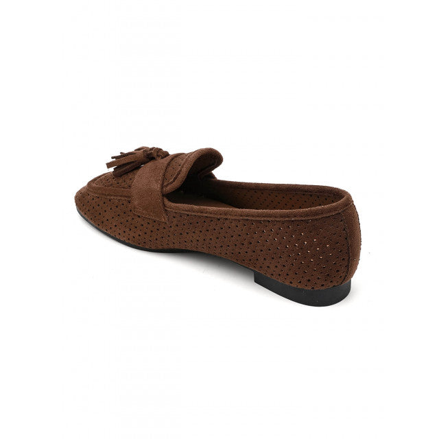 Mocassin plat classique en suédine