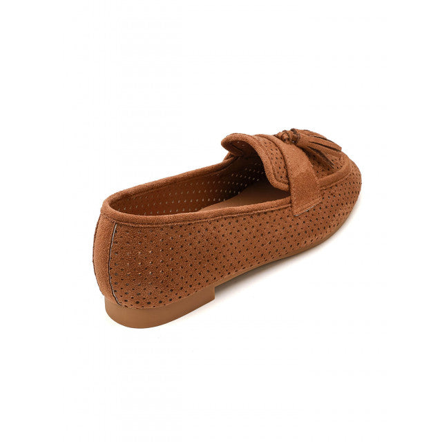 Mocassin plat classique en suédine